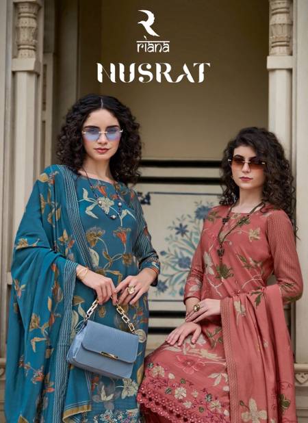 Nusrat By Raina Muslin Embroidery Designer Salwar Kameez Wholesalers In Delhi